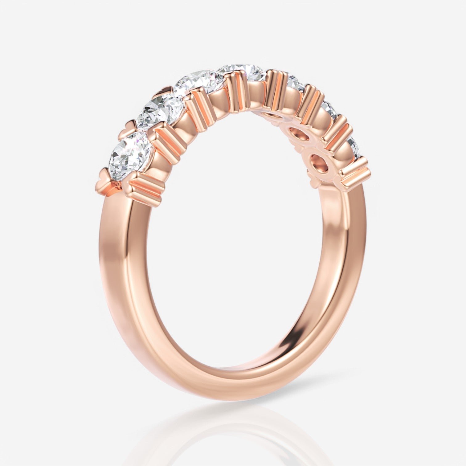 18kt rose gold/1.00/side