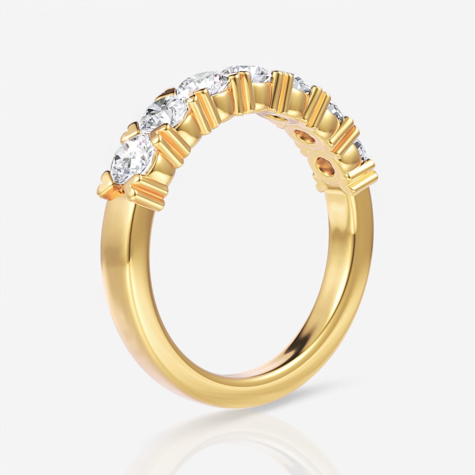 18kt yellow gold/0.75/side