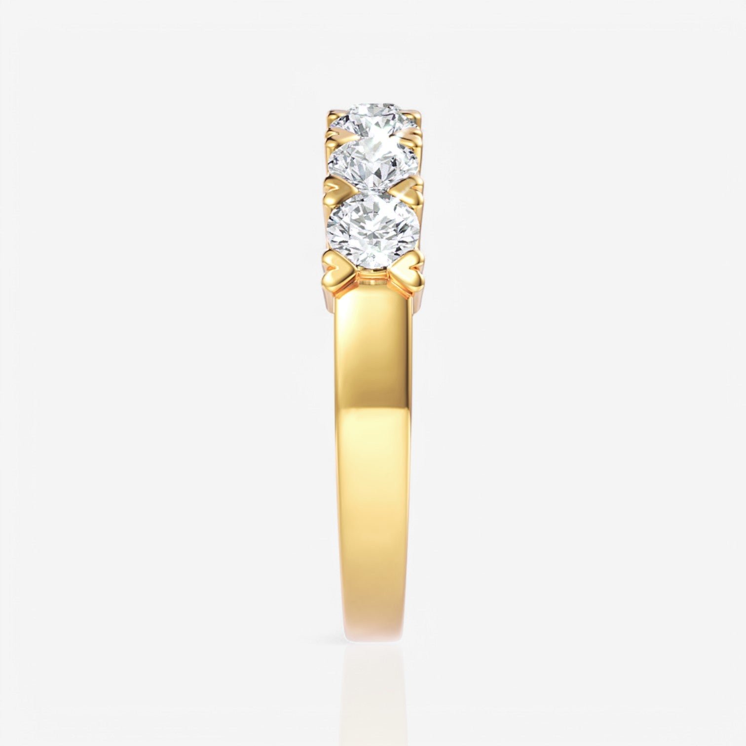18kt yellow gold/0.75/perspective