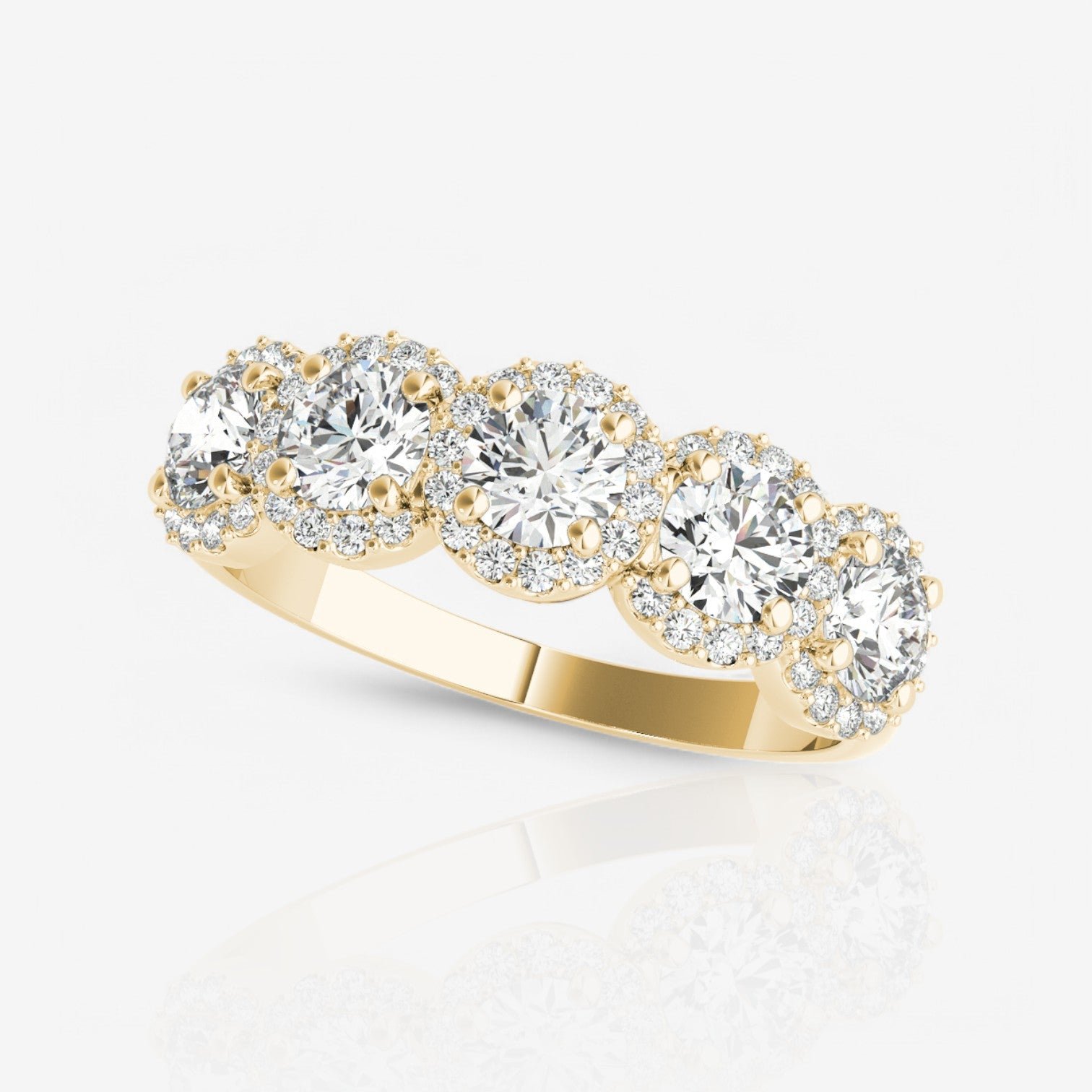 18kt yellow gold/0.75/front