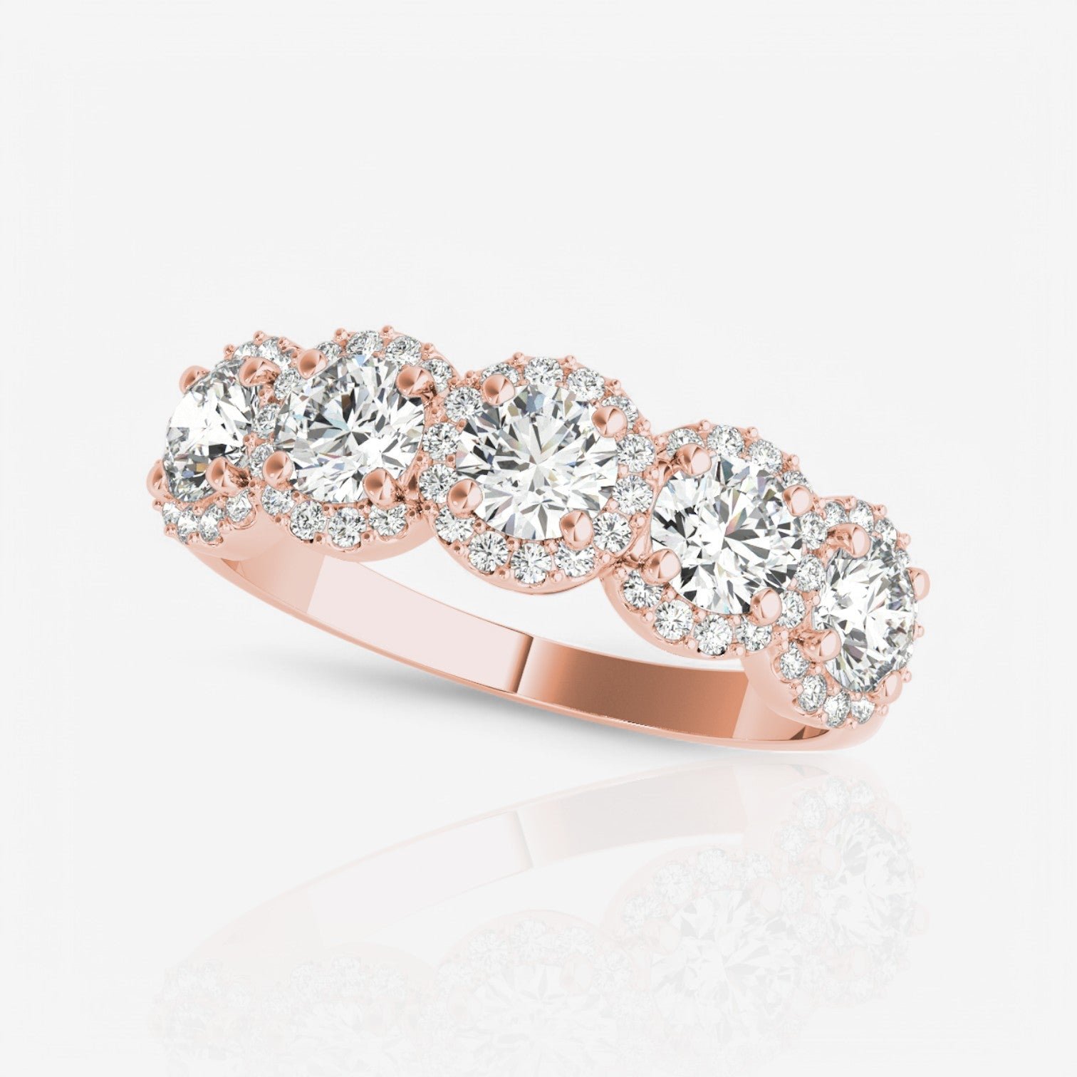 18kt rose gold/0.75/front