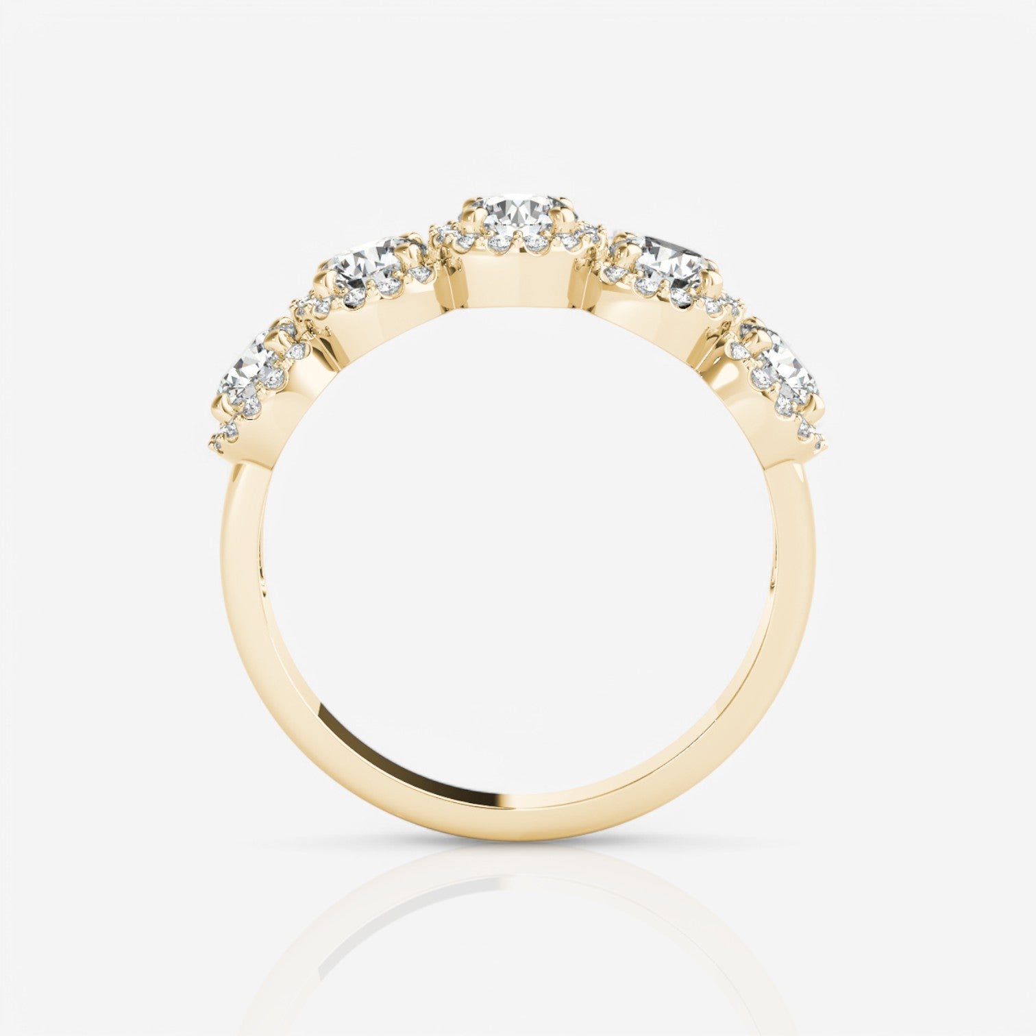 18kt yellow gold/0.75/perspective