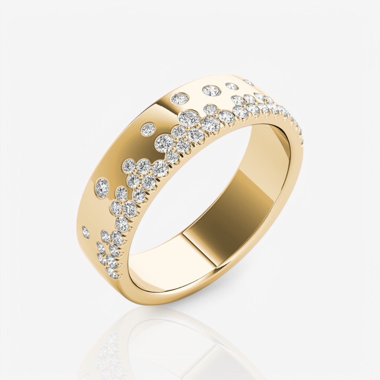 18kt yellow gold/0.33/side