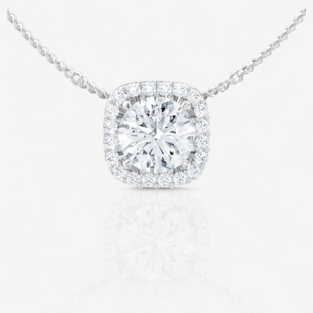 14kt white gold/18kt white gold/platinum/round/cushion/top