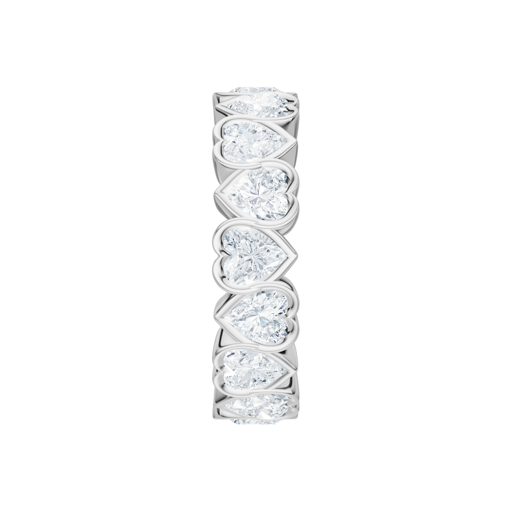 14kt white gold/18kt white gold/platinum/4.00/side
