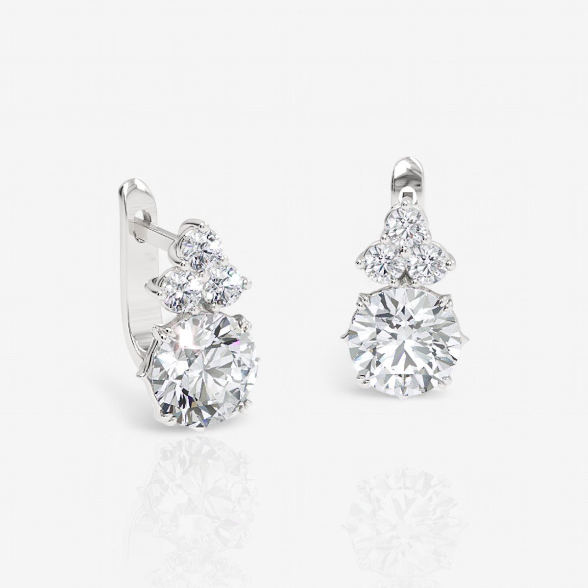 14kt white gold/18kt white gold/platinum/3.00/top