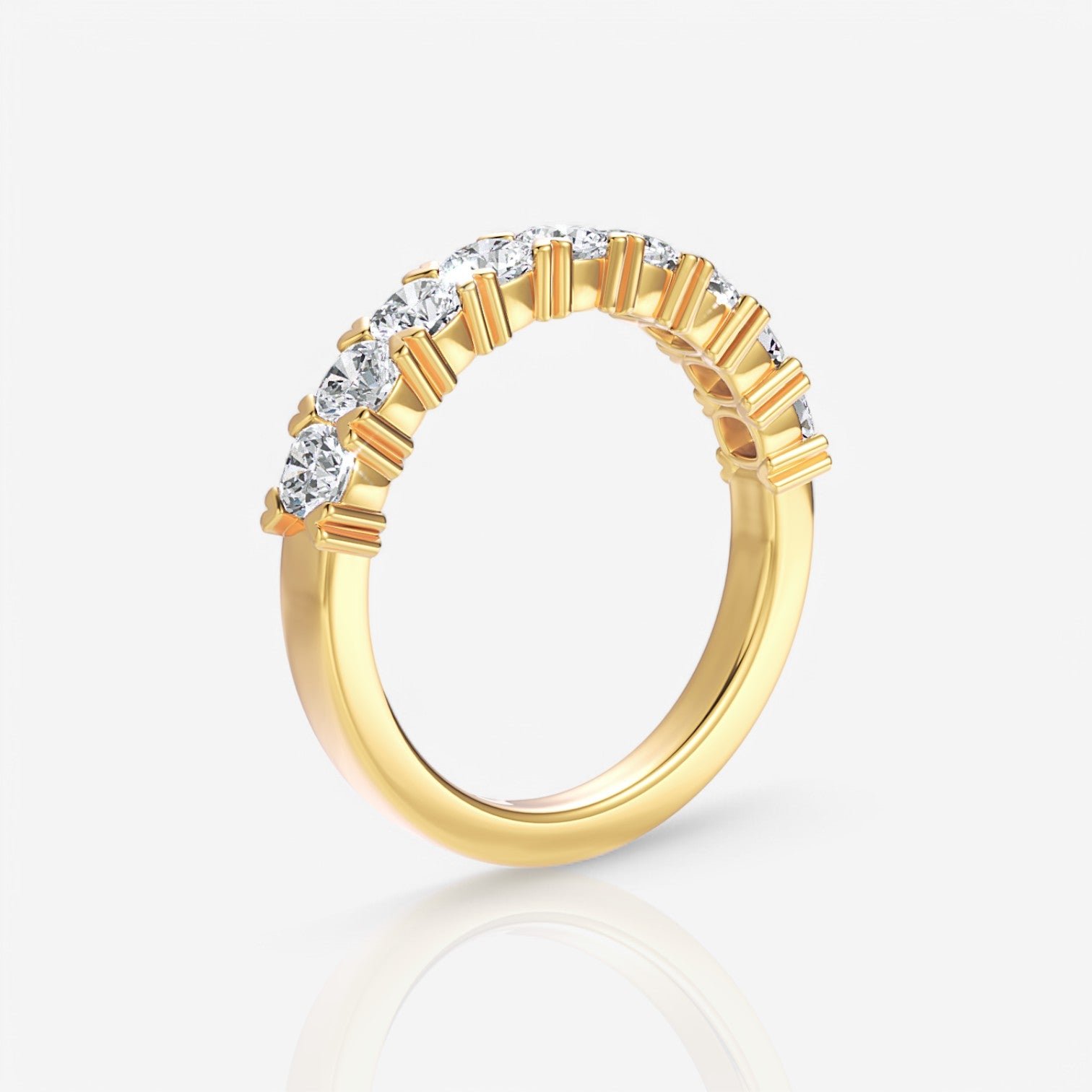 18kt yellow gold/0.75/side