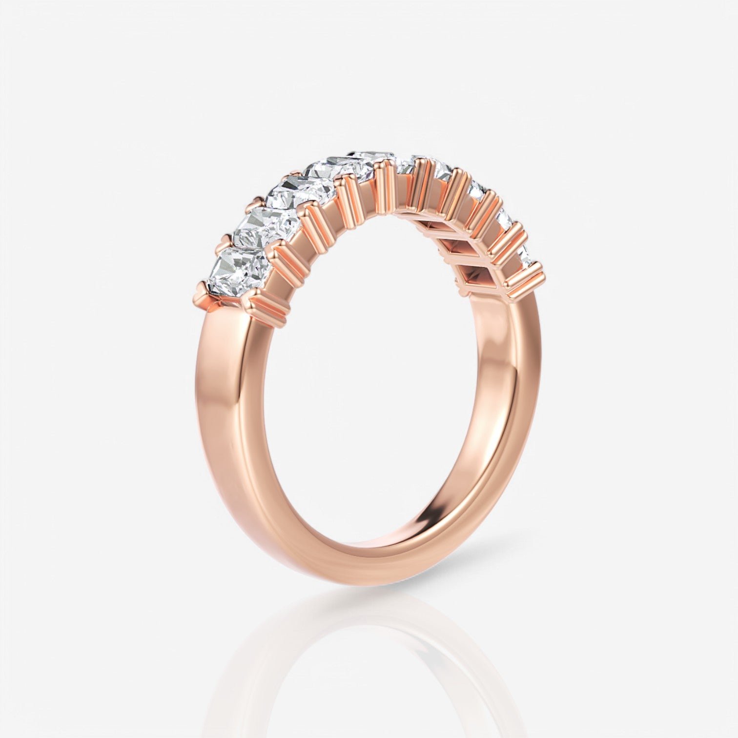 18kt rose gold/0.50/side