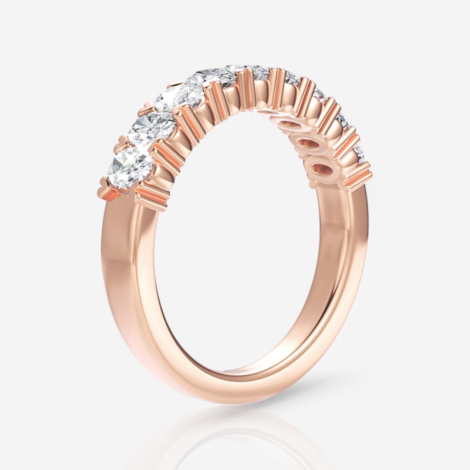 18kt rose gold/0.50/side