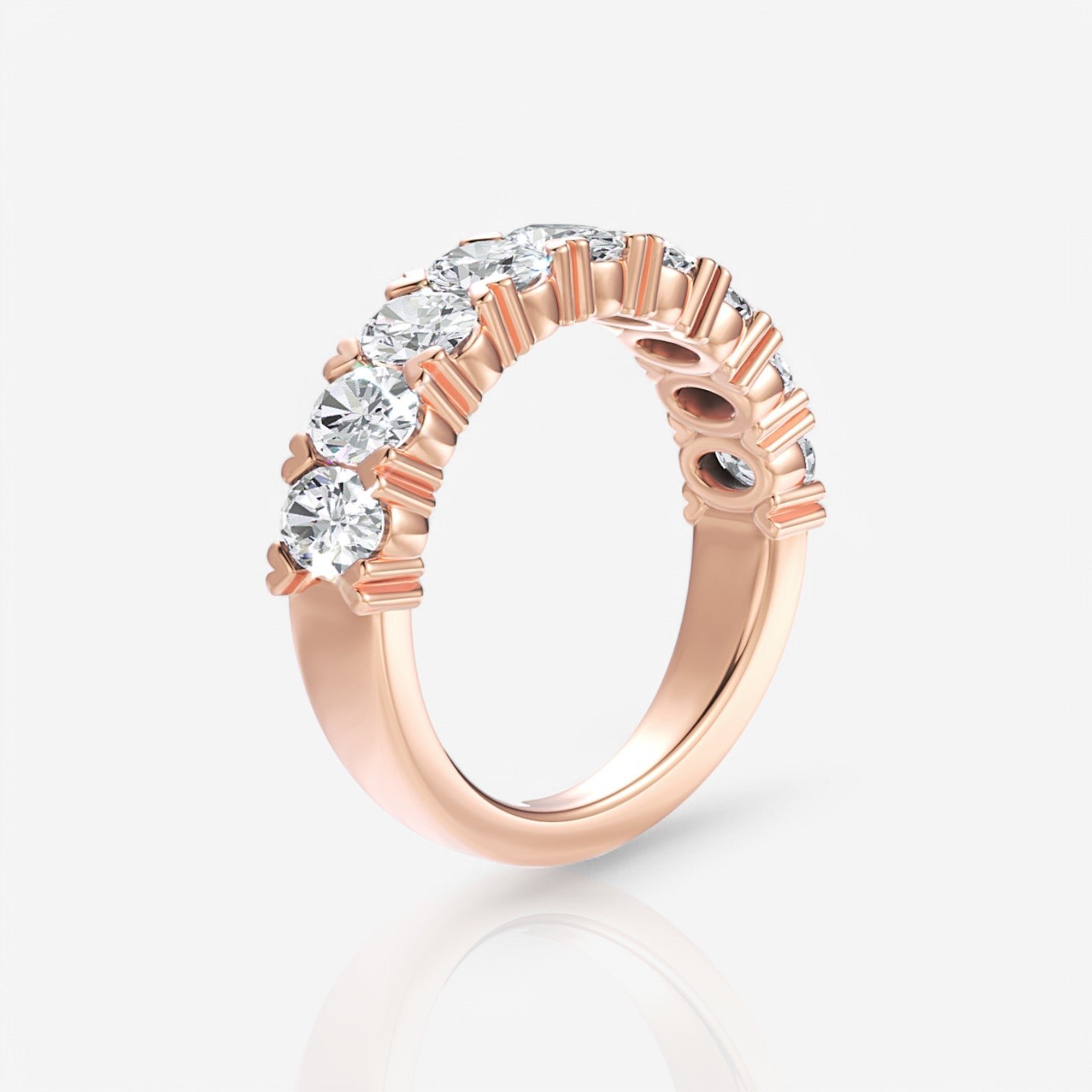 18kt rose gold/1.50/side