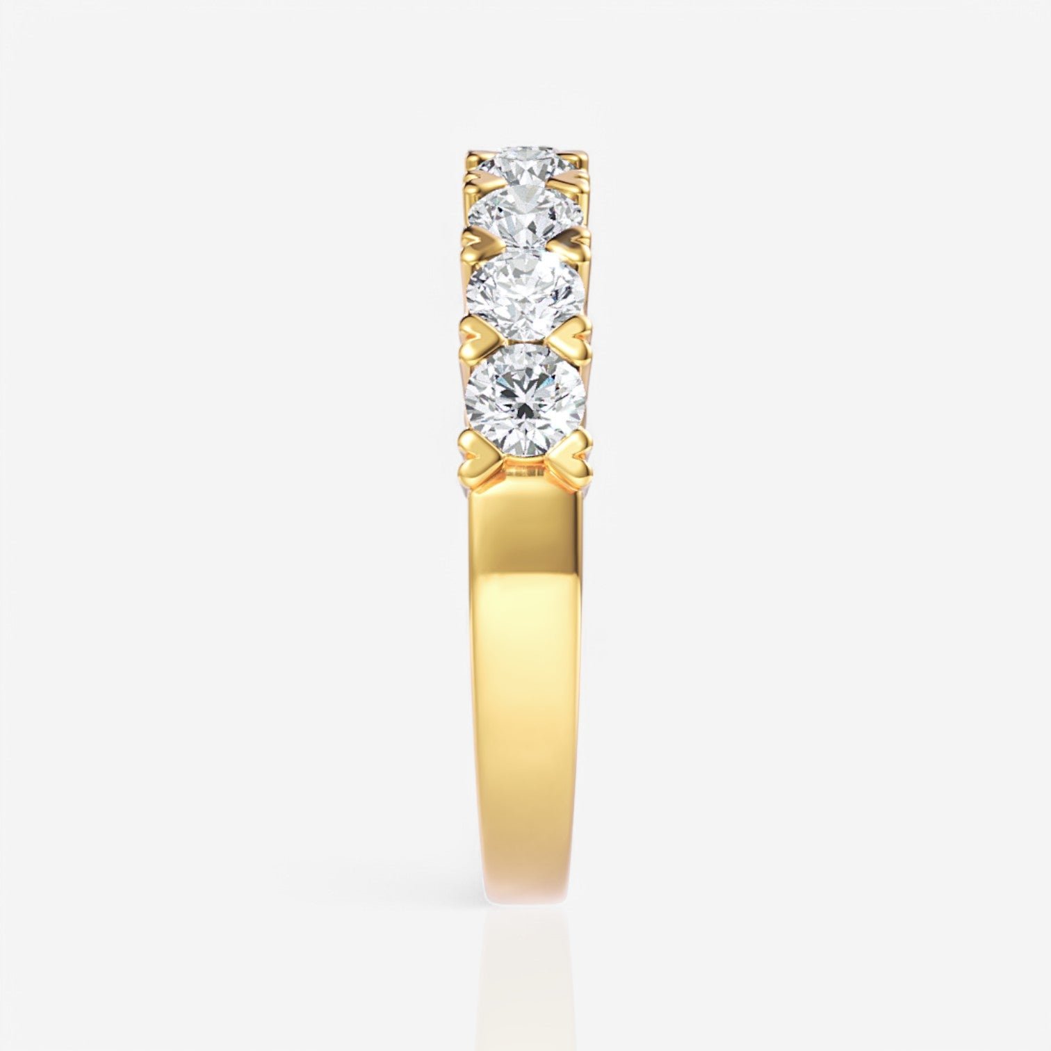 18kt yellow gold/0.75/perspective