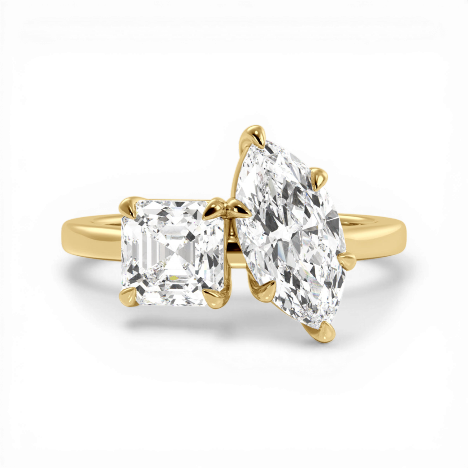 14kt yellow gold/18kt yellow gold/top