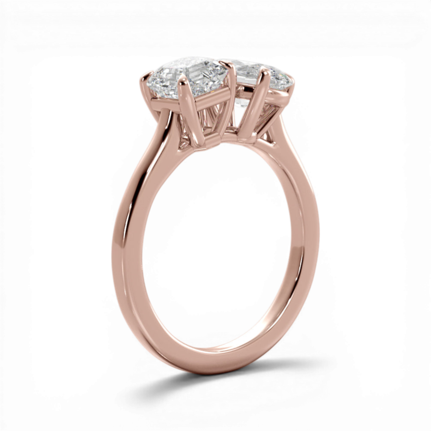 18kt rose gold/front