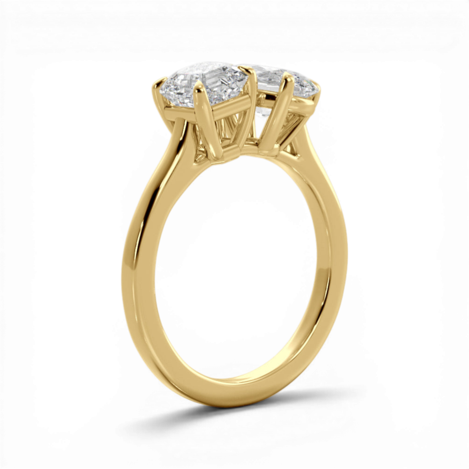 14kt yellow gold/18kt yellow gold/front