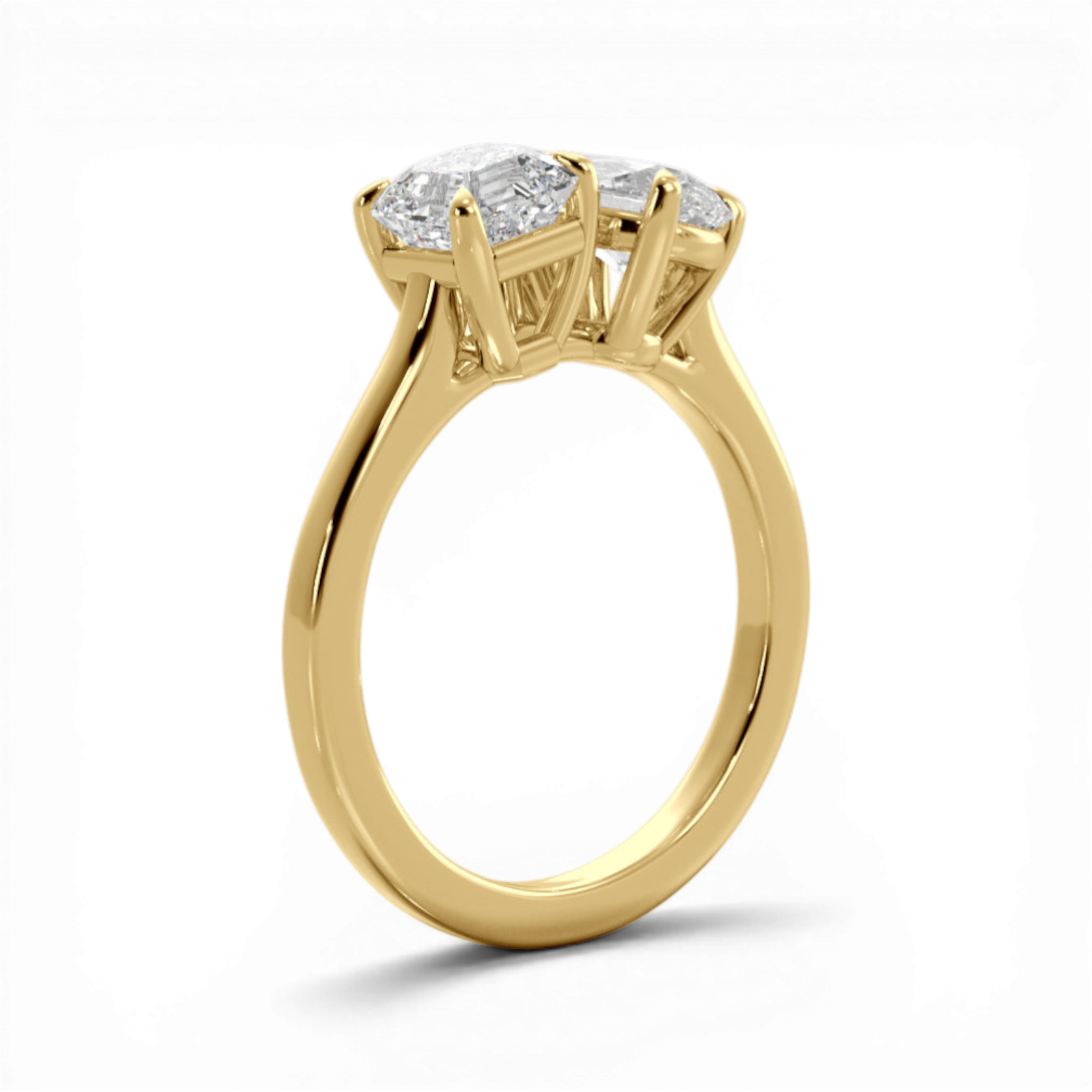 14kt yellow gold/18kt yellow gold/front