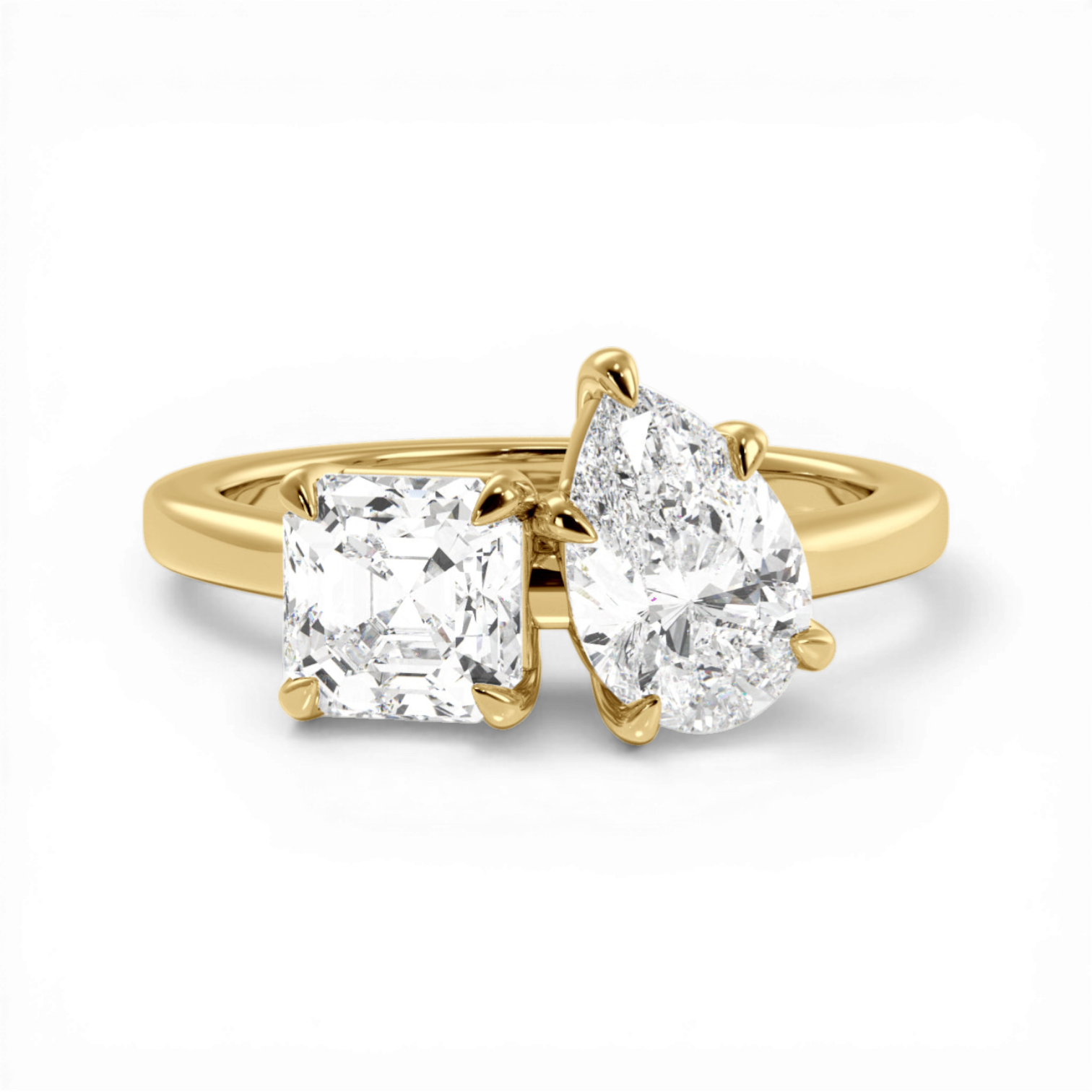 14kt yellow gold/18kt yellow gold/top