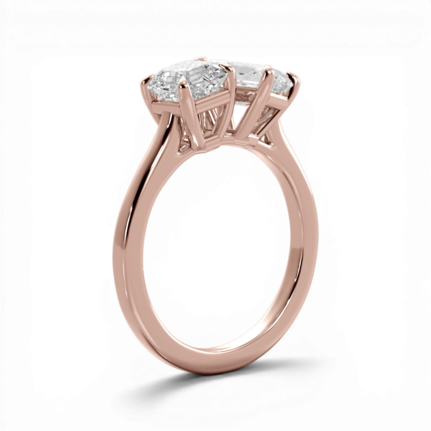 18kt rose gold/front