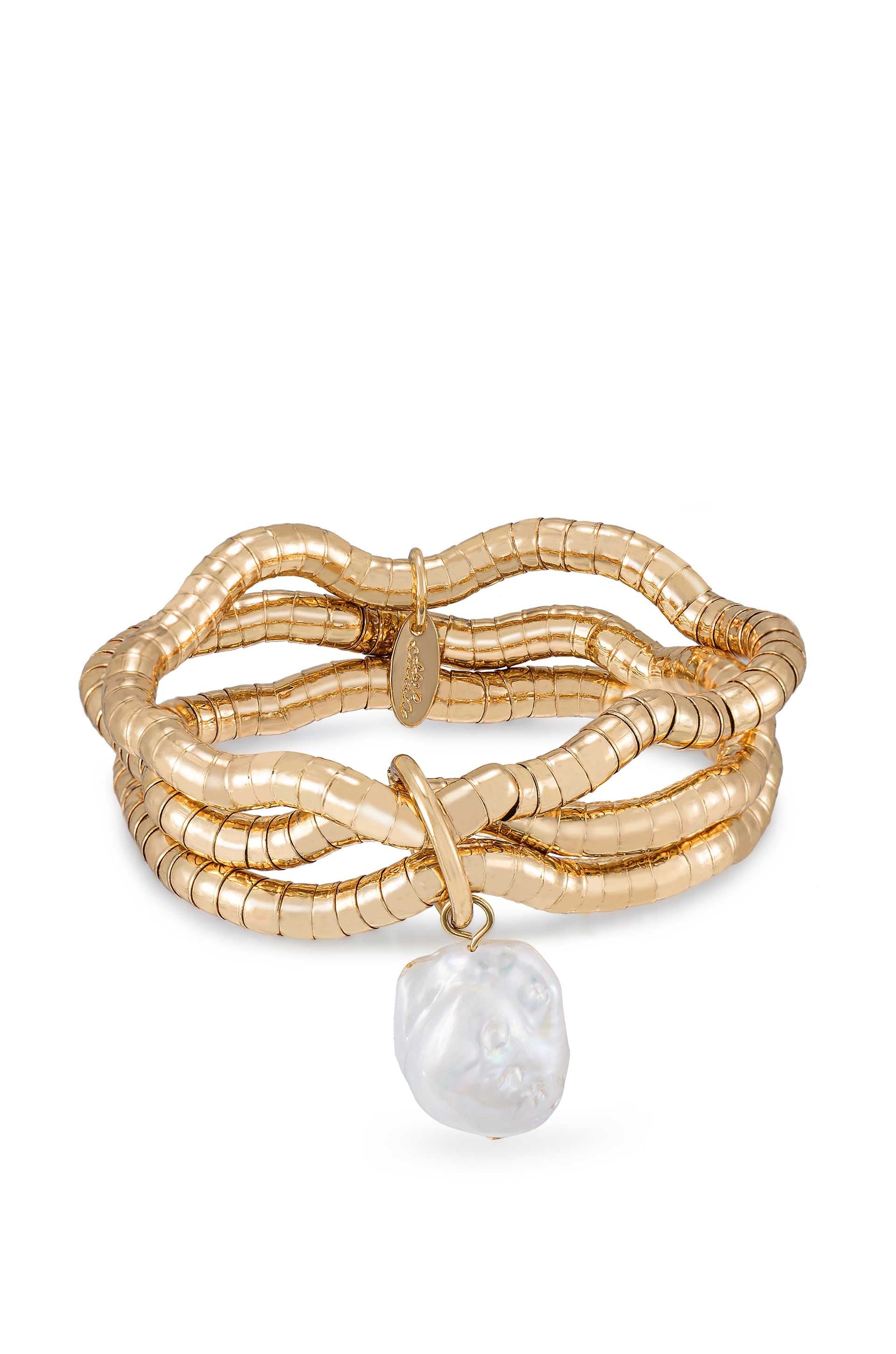 18kt Gold Plated/top