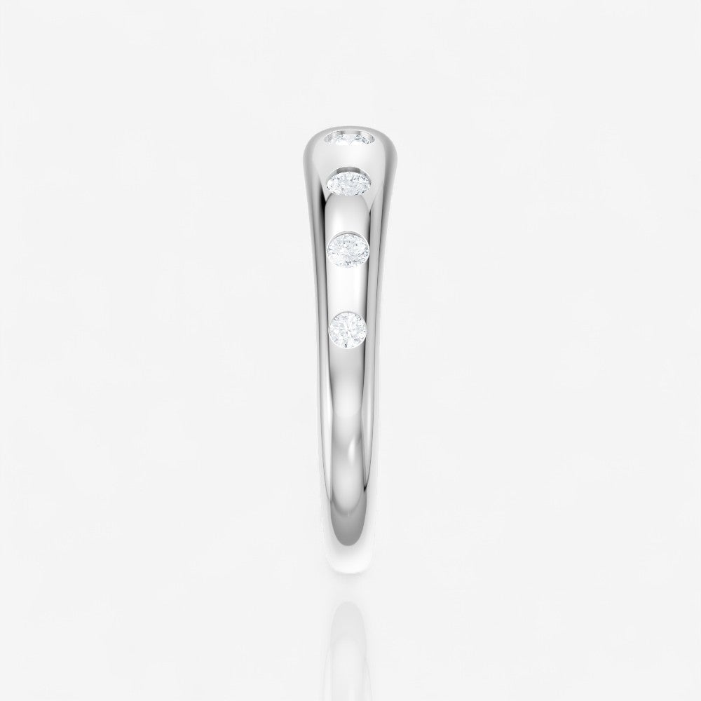 14kt white gold/side