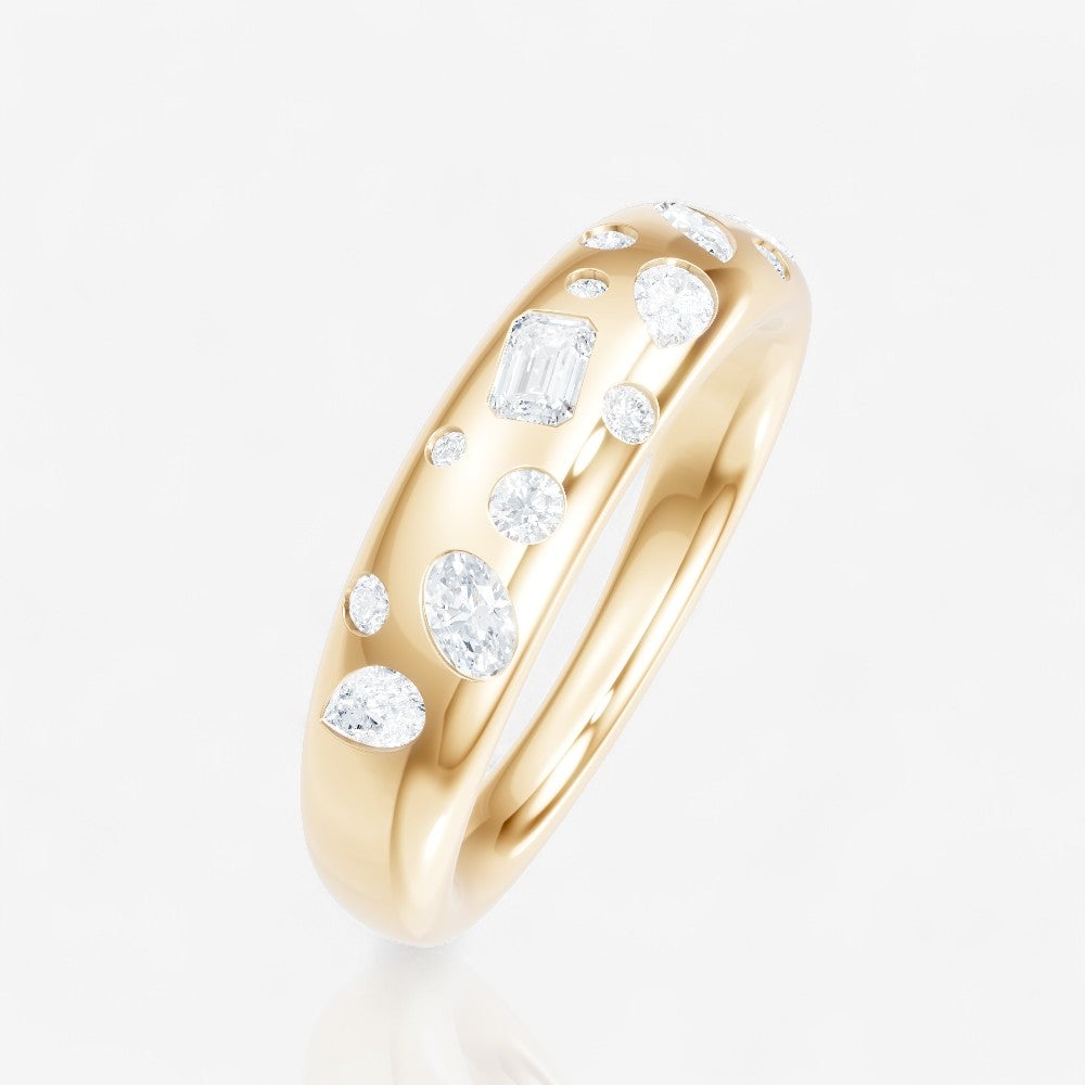 14kt yellow gold/side