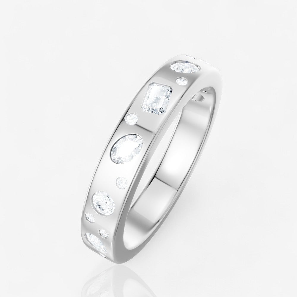 14kt white gold/side