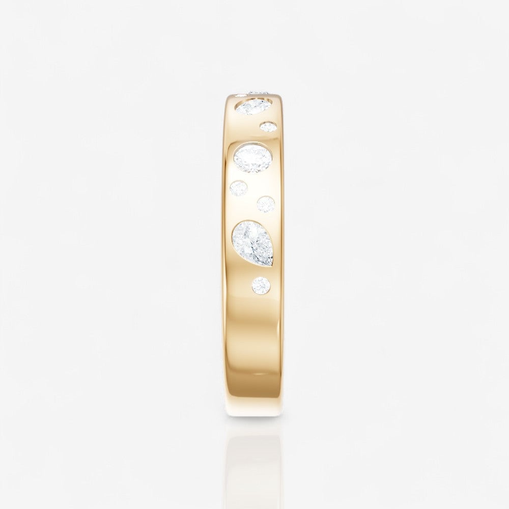 14kt yellow gold/side