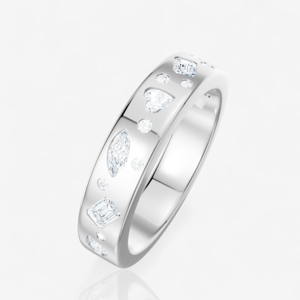 14kt white gold/side