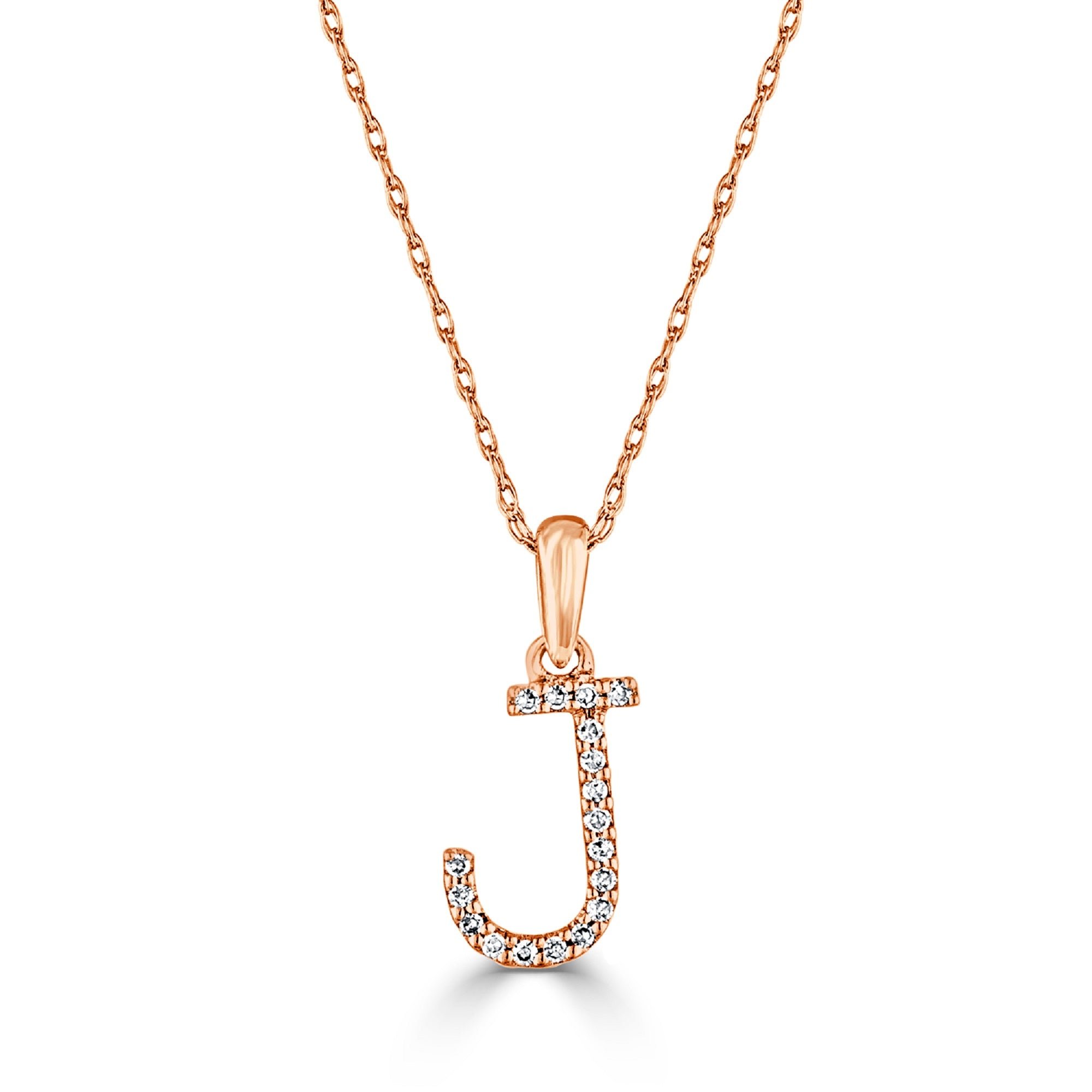 14kt rose gold/j/top