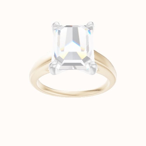 Cathedral Engagement Ring With Four Prong Head