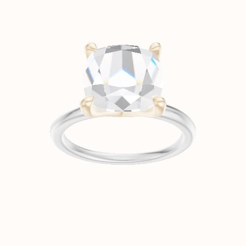 Classic Solitaire Engagement Ring With Four Prong Head