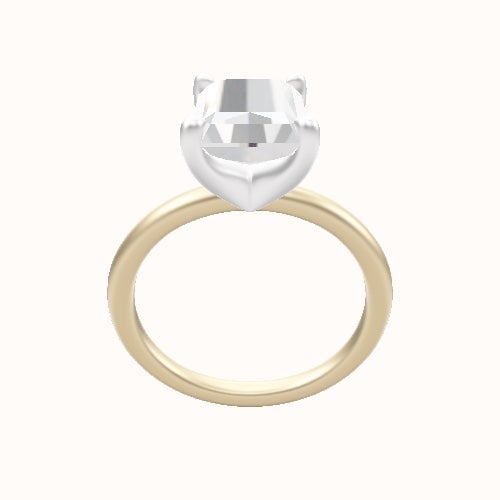 Classic Solitaire Engagement Ring With Four Prong Head