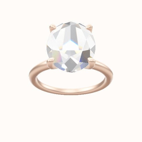 Classic Solitaire Engagement Ring With Four Prong Head