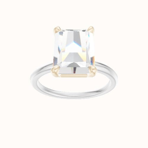 Classic Solitaire Engagement Ring With Low Set Four Prong Head
