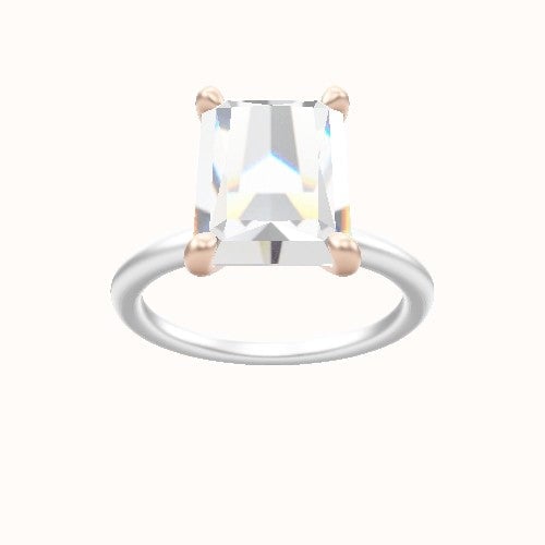 Classic Solitaire Engagement Ring With X Gallery Head