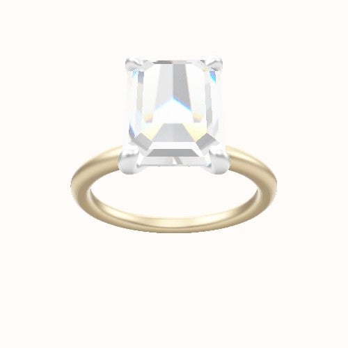Classic Solitaire Engagement Ring With X Gallery Head