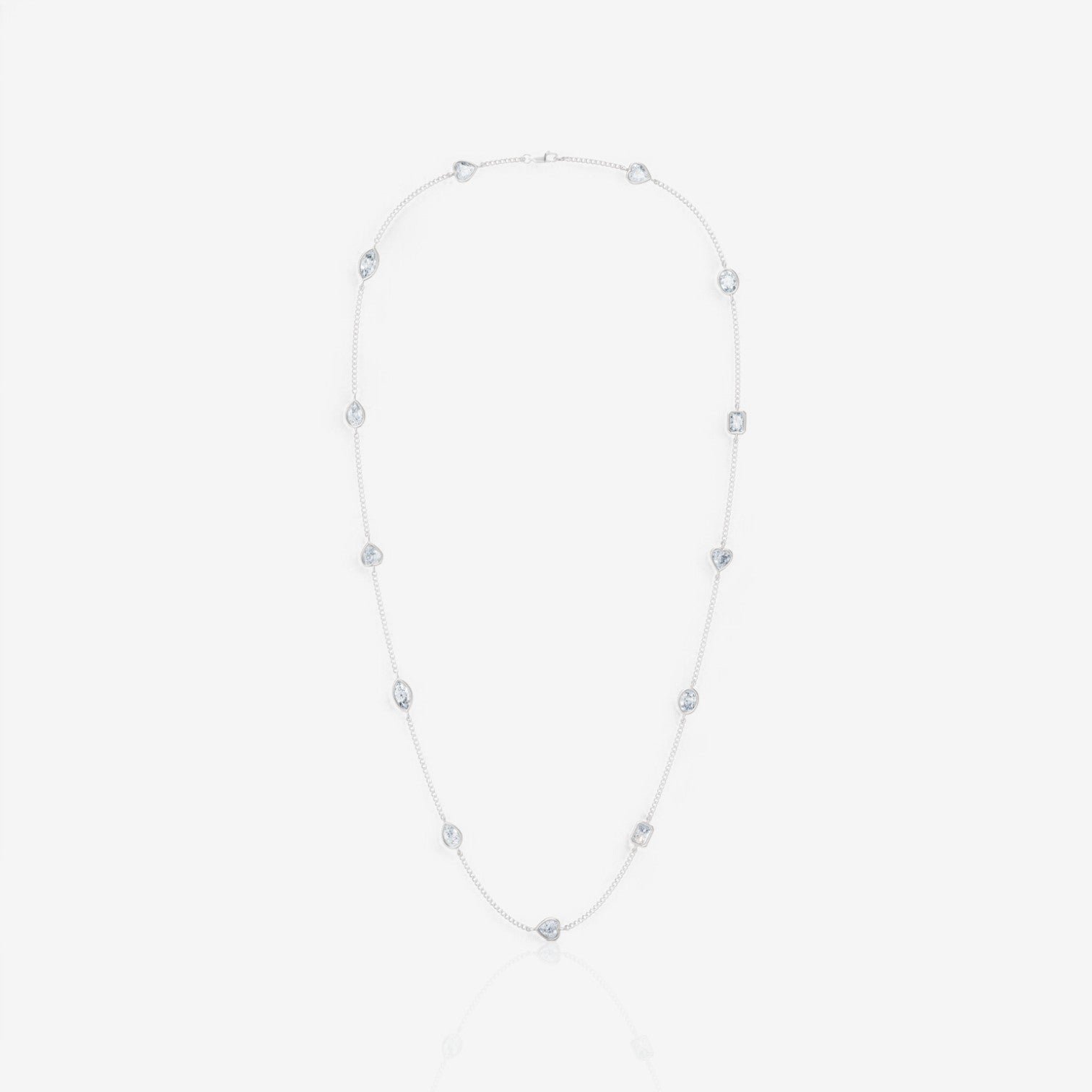 14kt white gold/18kt white gold/platinum/4.00/side