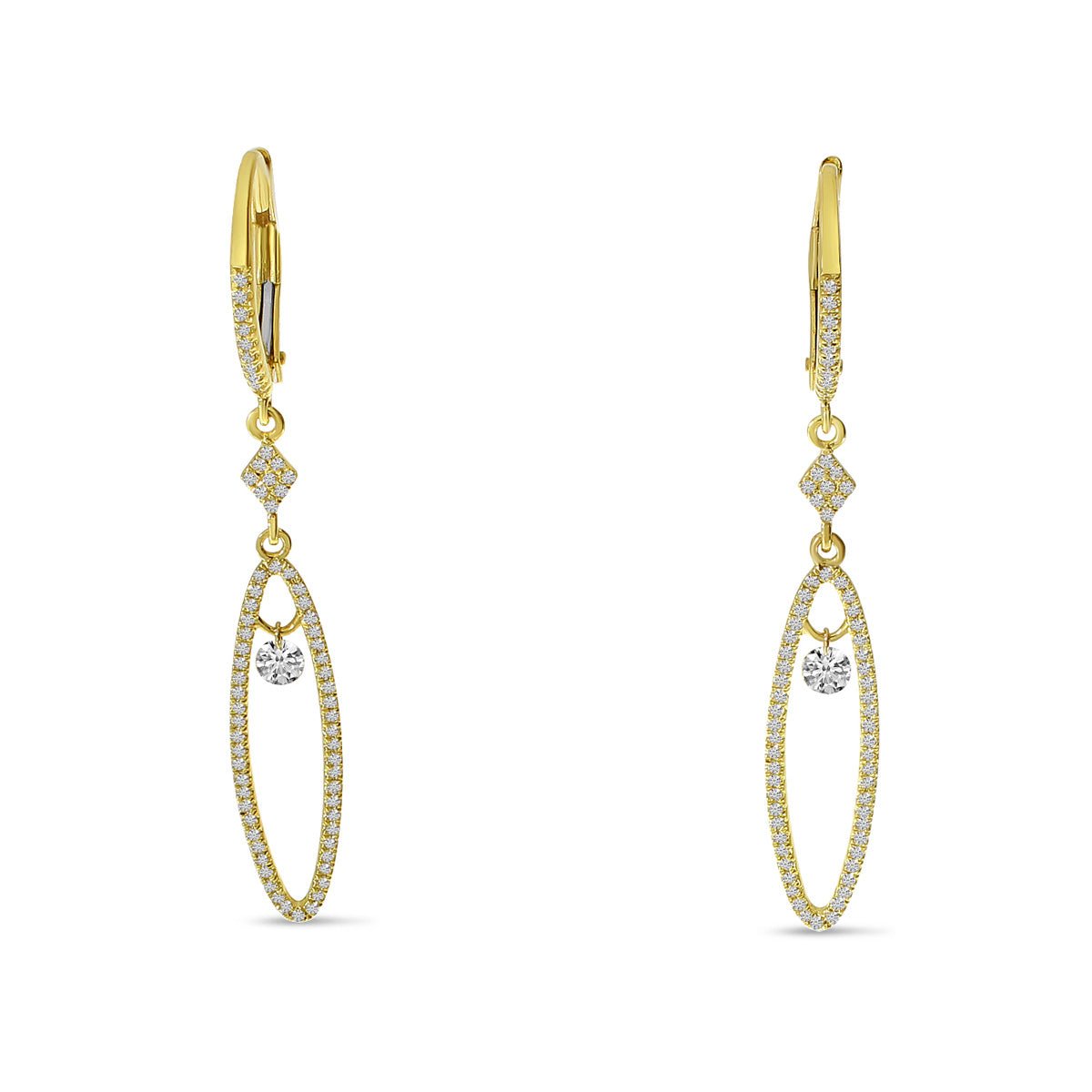 14KT yllow gold/top
