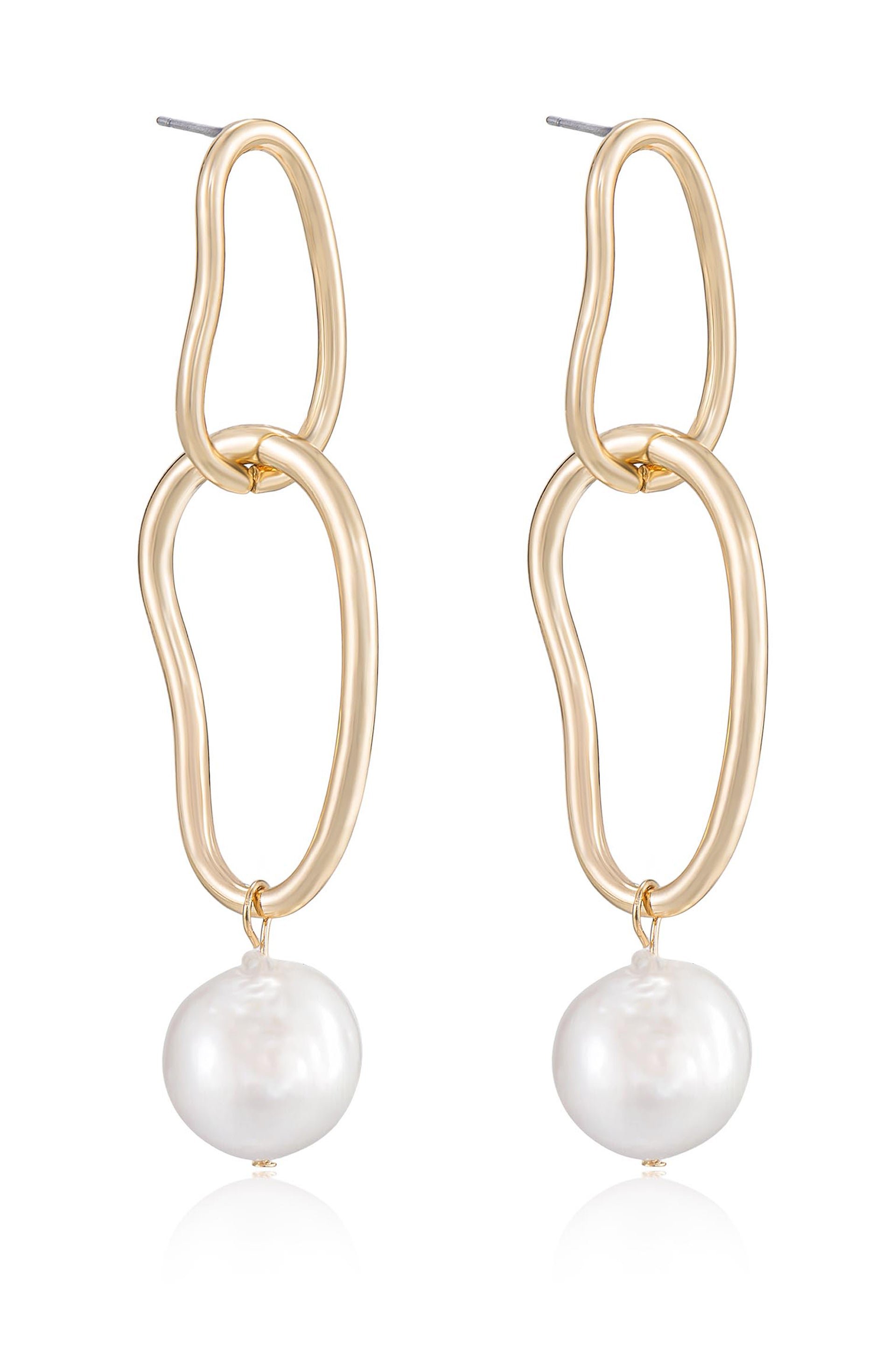 18kt gold plated/side