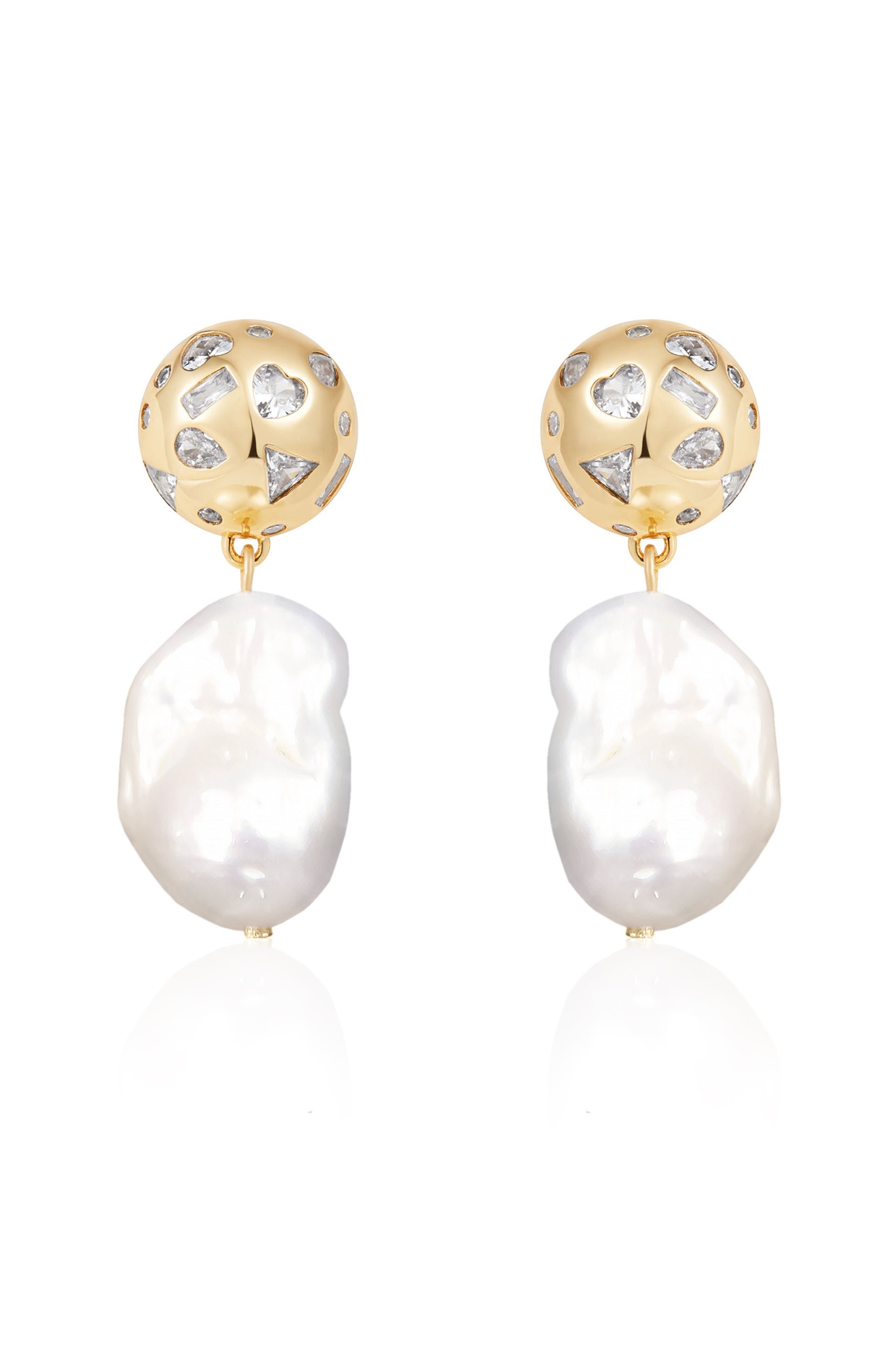 18kt gold plated/top