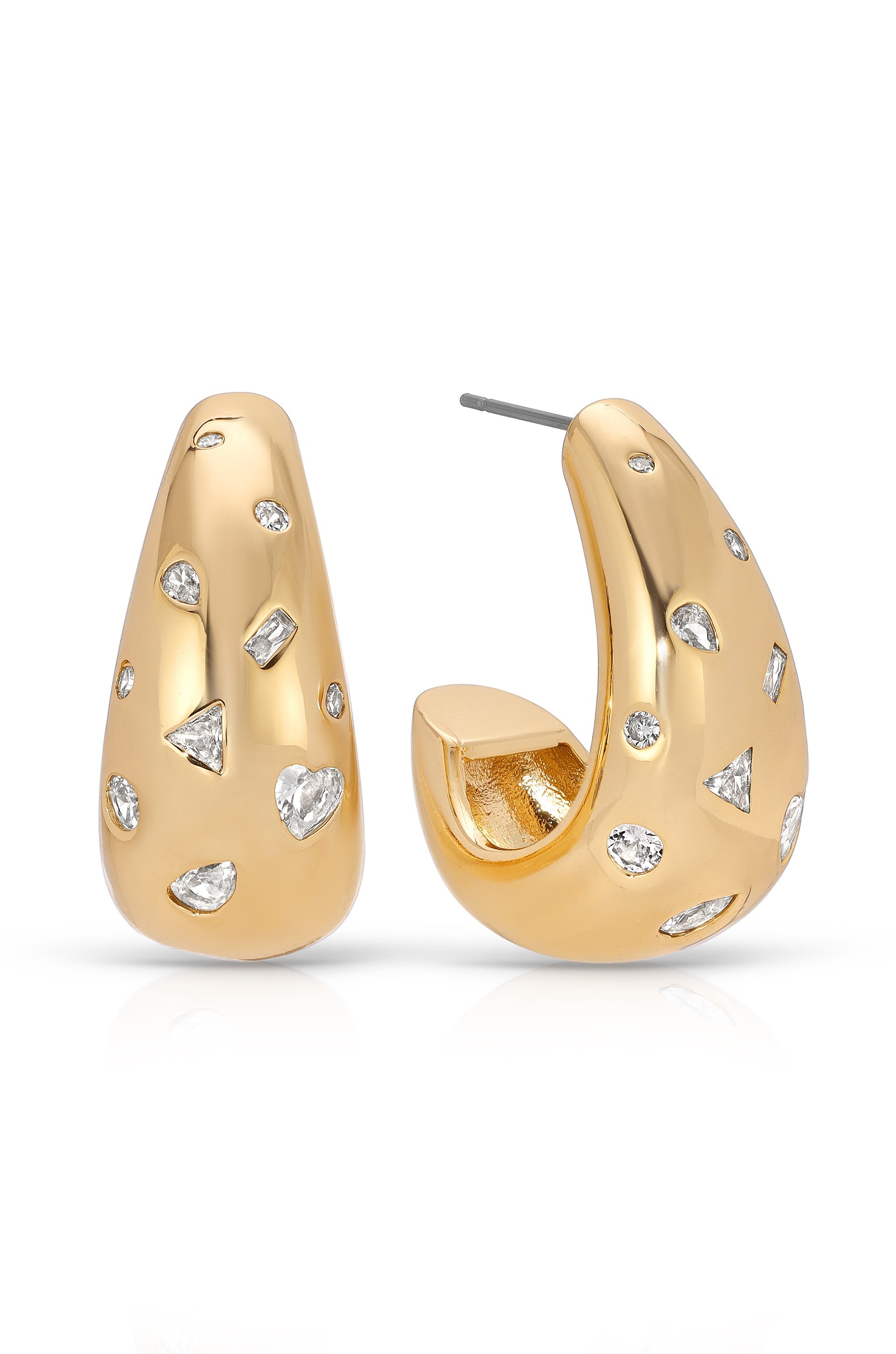 18kt gold plated/top