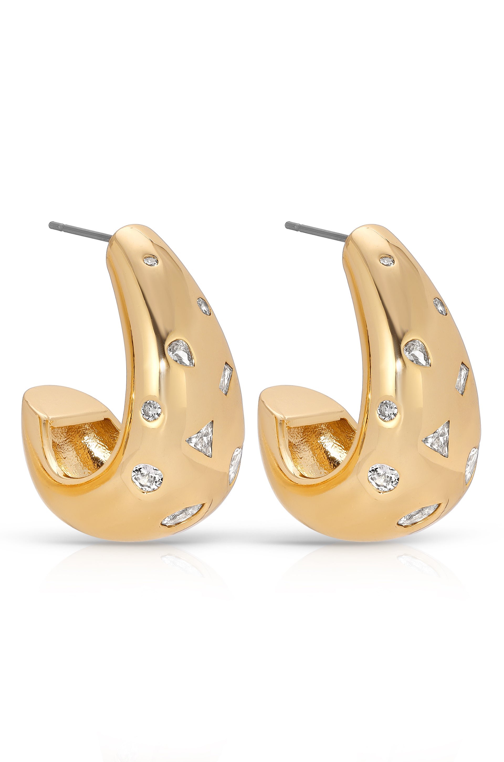 18kt Gold Plated/side