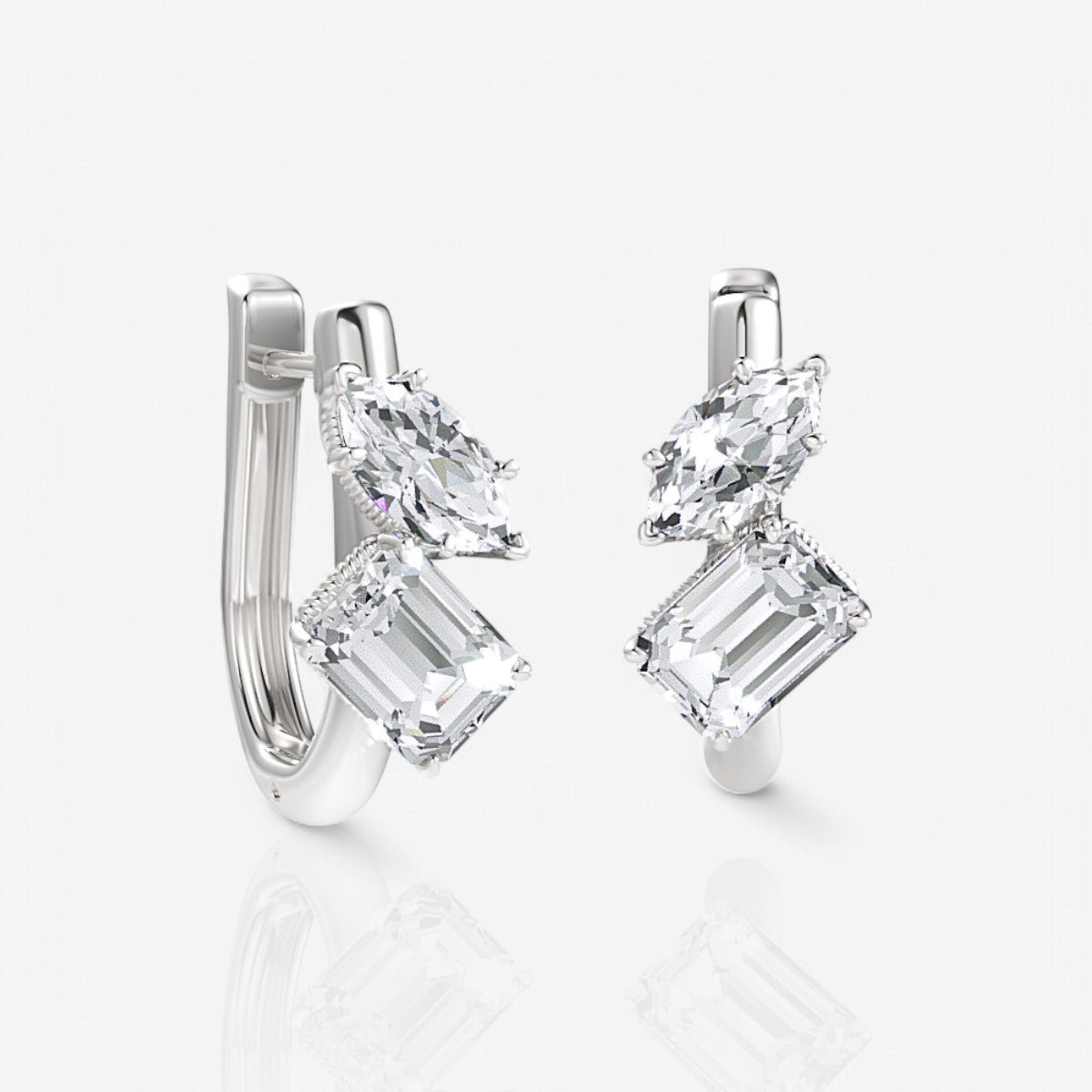 14kt white gold/18kt white gold/platinum/4.00/top