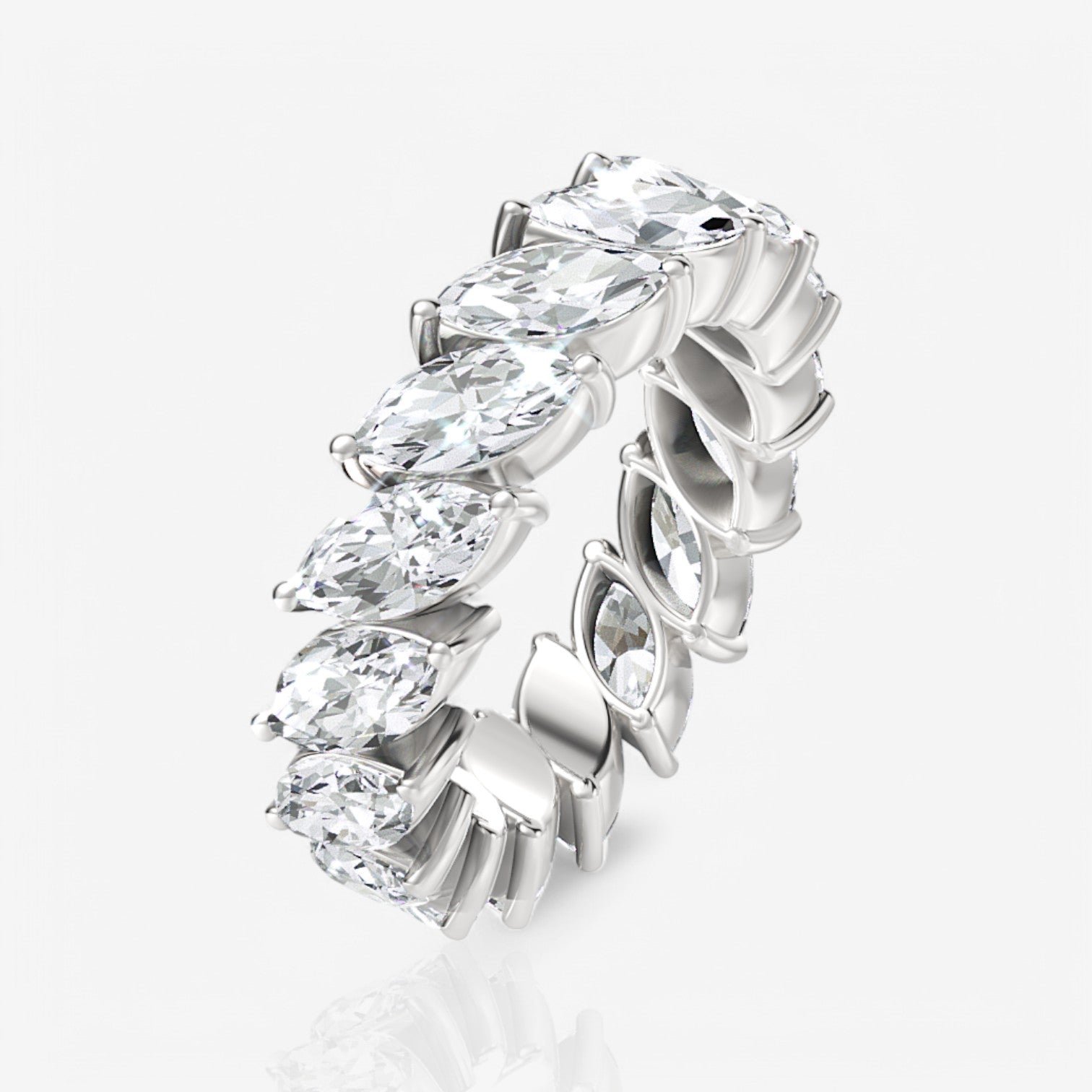 14kt white gold/18kt white gold/platinum/5.00/3/3.5/4/4.5/5/5.5/6/6.5/7/7.5/8/8.5/9/front