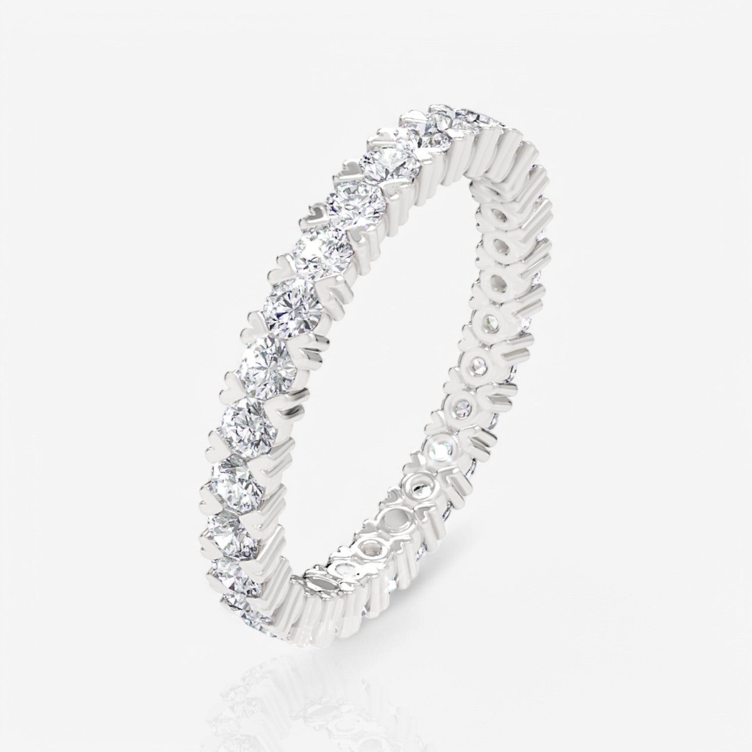 14kt white gold/18kt white gold/platinum/2.00/3/3.5/4/4.5/5/5.5/6/6.5/7/7.5/8/8.5/9/front