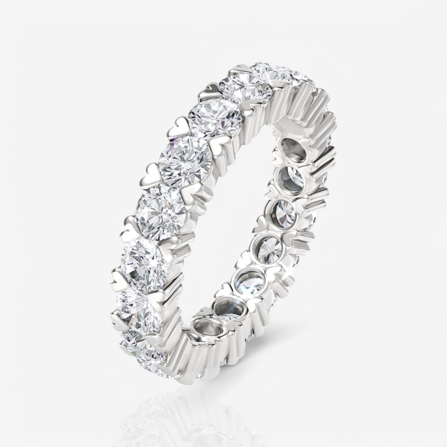 14kt white gold/18kt white gold/platinum/3.00/3/3.5/4/4.5/5/5.5/6/6.5/7/7.5/8/8.5/9/front
