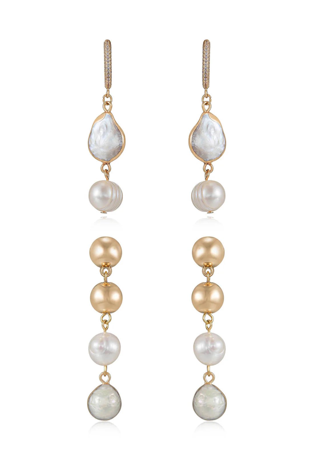 18kt Gold Plated/top