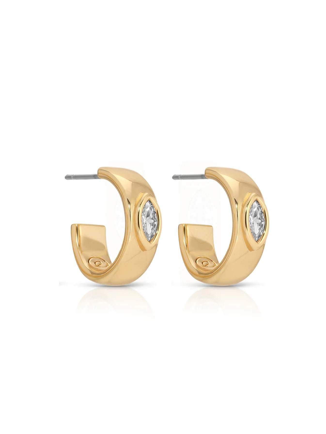 18kt Gold Plated/side