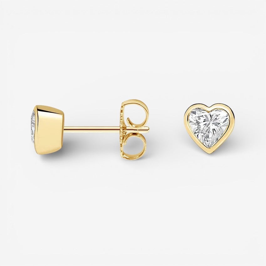 14kt yellow gold/1.00/push-back/top