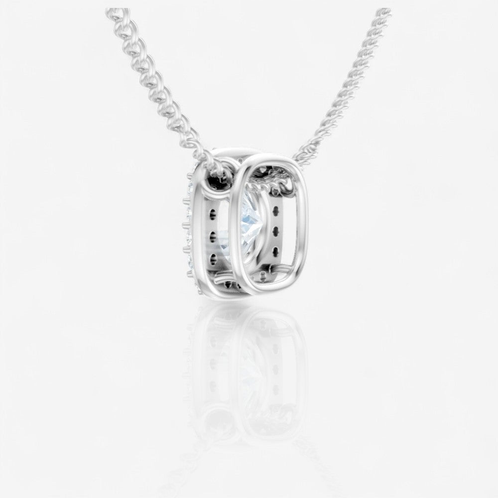 14kt white gold/18kt white gold/platinum/round/cushion/side