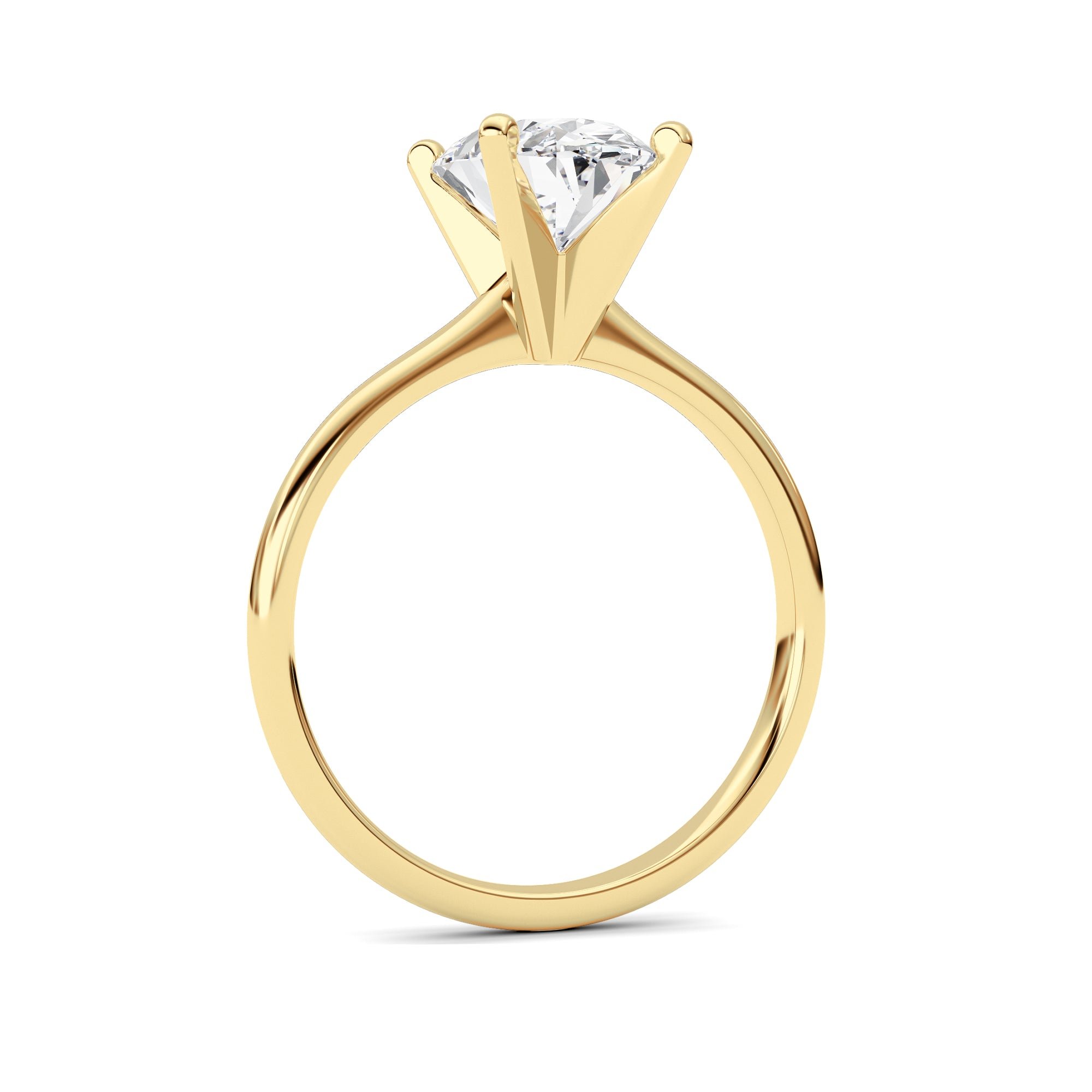 14kt yellow gold/4.00/side